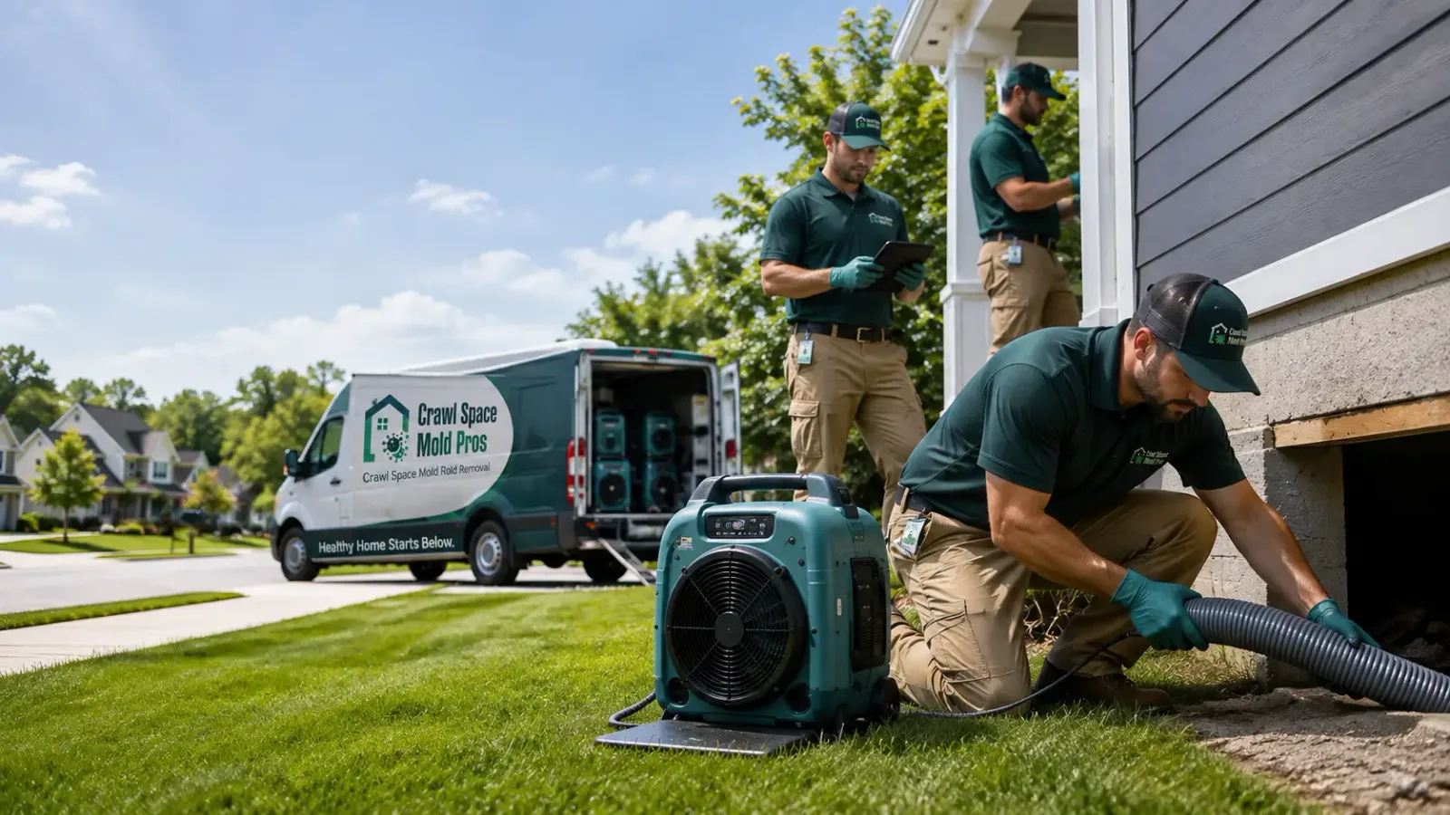 Crawl Space Mold Removal in Chatham, IL